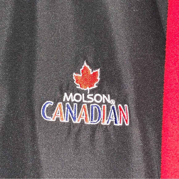 Men’s XL COLORADO TIMBERLINE Thick Red Fleece Coat MOLSON CANADIAN EXCELLENT - Picture 3 of 15